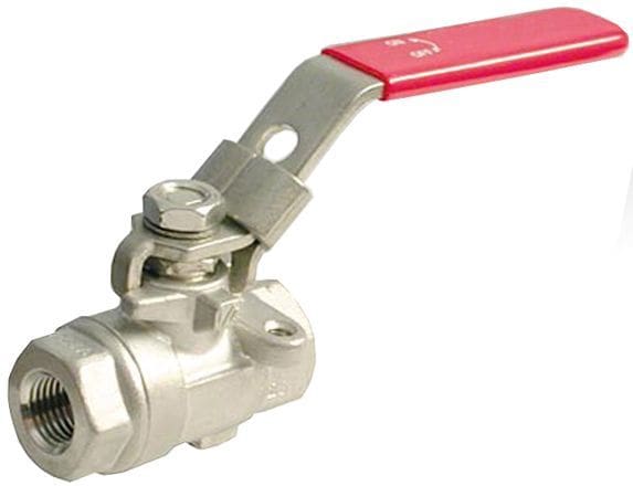 Ball Valve-3/8"FxF,2000PSI(WOG),2Pce Std. Port 316SS Hvy Wall
