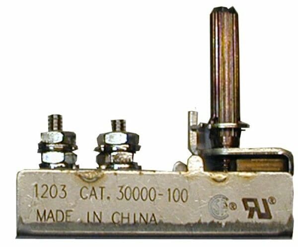 Adjustable thermostat switch
