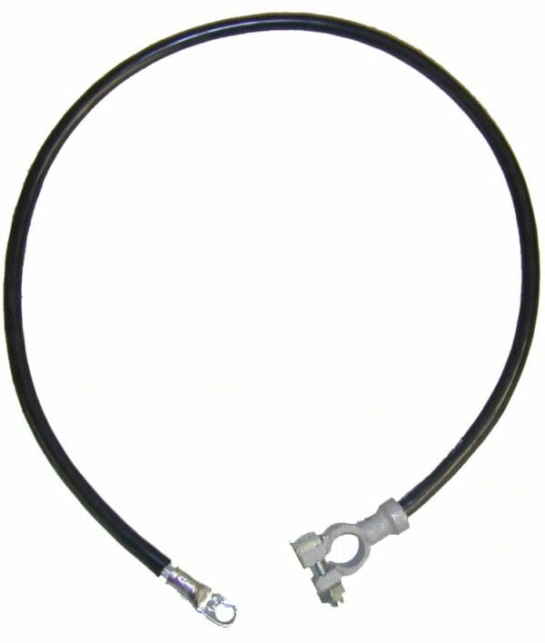Battery cable-25" clamp/eye (Black)