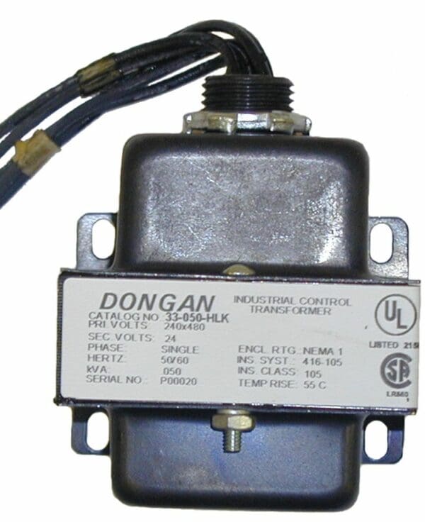 Control transformer-240x480V(P)x24V(S)