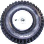 Inflatable tire & rim assembly-10"Hx3.5"W, 4" dia. Rim
