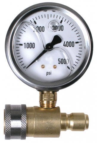 Quick disconnect gauge kit